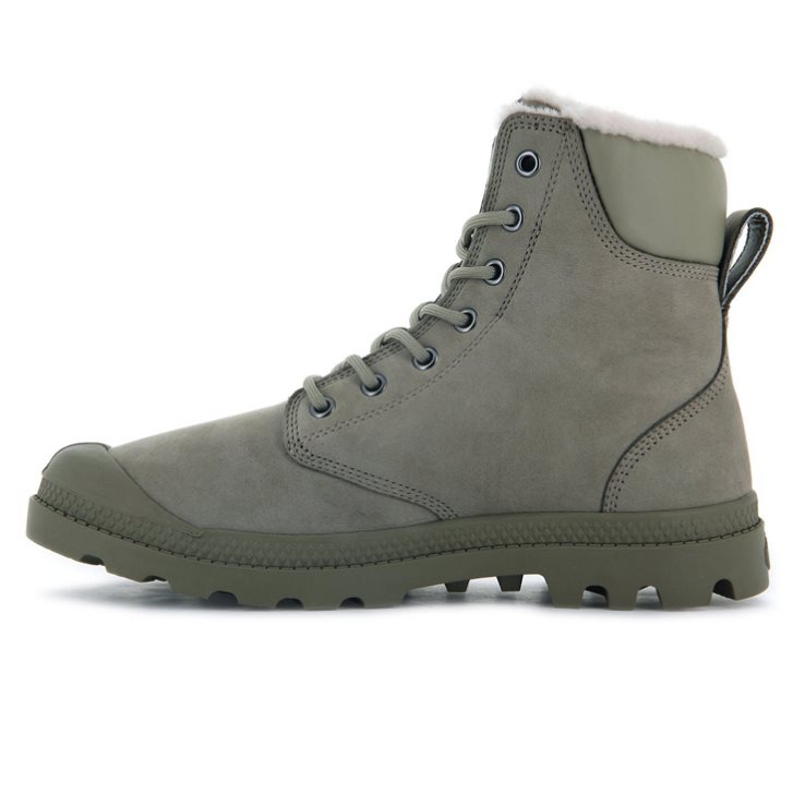 Palladium Pampa Αθλητικά Cuff WPS Boots ανδρικα Ελιά | HTRK01568