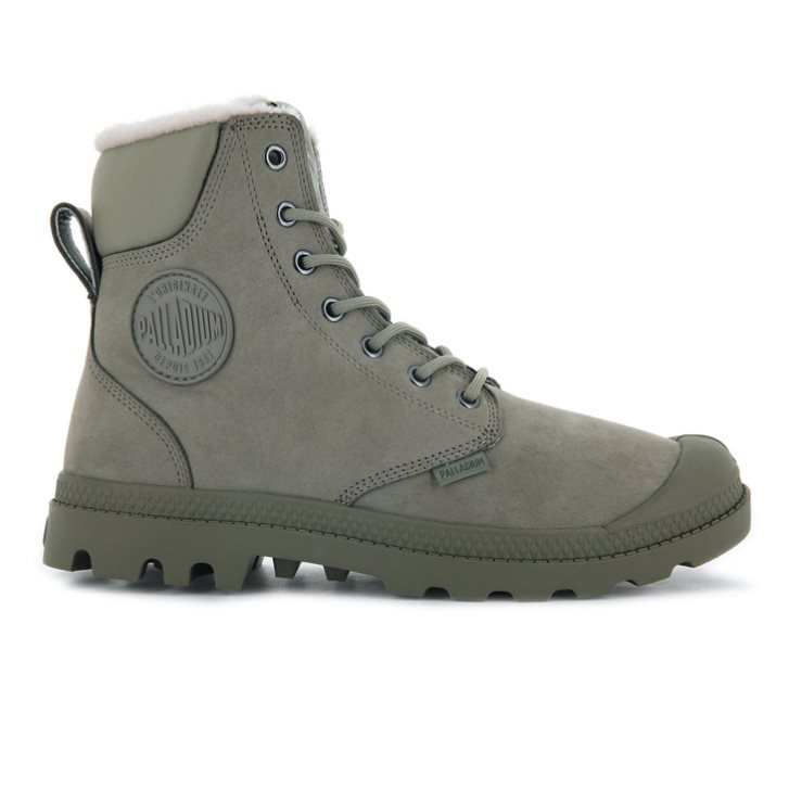 Palladium Pampa Αθλητικά Cuff WPS Boots ανδρικα Ελιά | HTRK01568