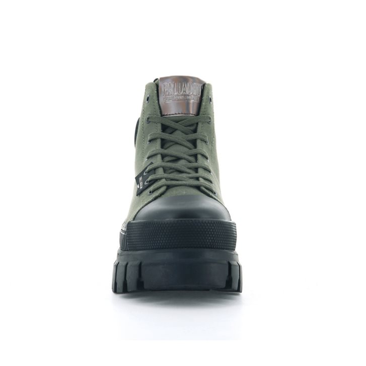 Palladium Revolt Hi TX Platform Shoes γυναικεια Ελιά | AVXI20743