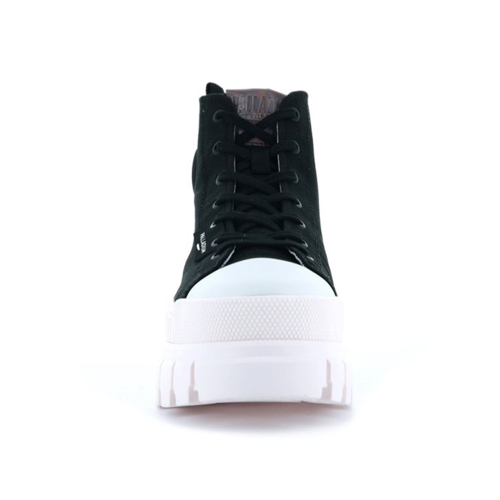 Palladium Revolt Hi TX Platform Shoes γυναικεια μαυρα ασπρα | FKUJ35072