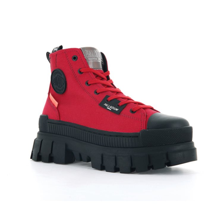 Palladium Revolt Hi TX Platform Shoes γυναικεια κοκκινα | NEGA48561