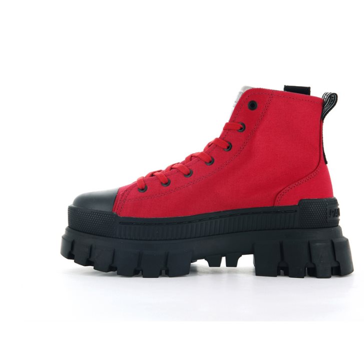 Palladium Revolt Hi TX Platform Shoes γυναικεια κοκκινα | NEGA48561