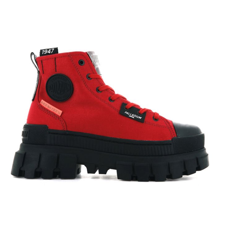 Palladium Revolt Hi TX Platform Shoes γυναικεια κοκκινα | NEGA48561