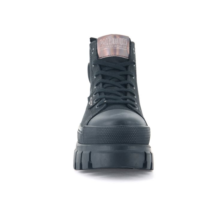 Palladium Revolt Hi TX Platform Shoes γυναικεια μαυρα | VZNM72605