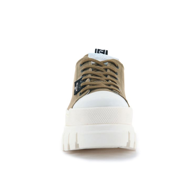 Palladium Revolt LO TX Platform Shoes γυναικεια Ελιά | BZAP10345