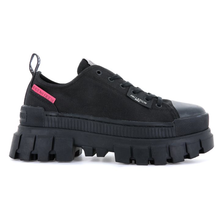 Palladium Revolt LO TX Platform Shoes γυναικεια μαυρα | GUSC64738