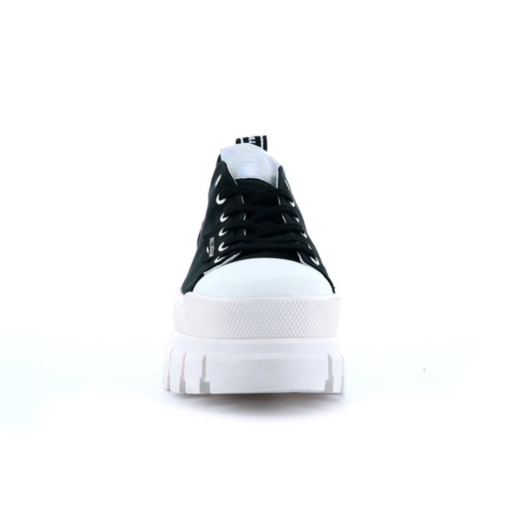 Palladium Revolt LO TX Platform Shoes γυναικεια μαυρα ασπρα | KRWI70264