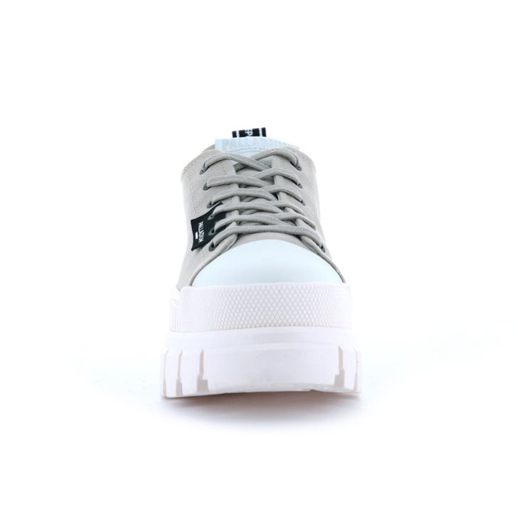 Palladium Revolt LO TX Platform Shoes γυναικεια ασπρα γκρι | RCYW17634
