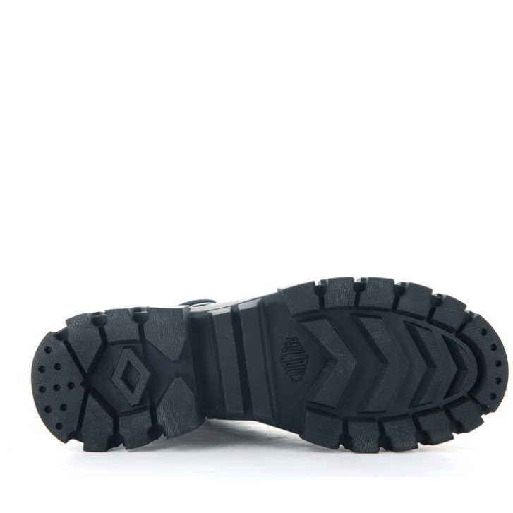 Palladium Revolt Leather Platform Shoes γυναικεια μαυρα | OWZK93154