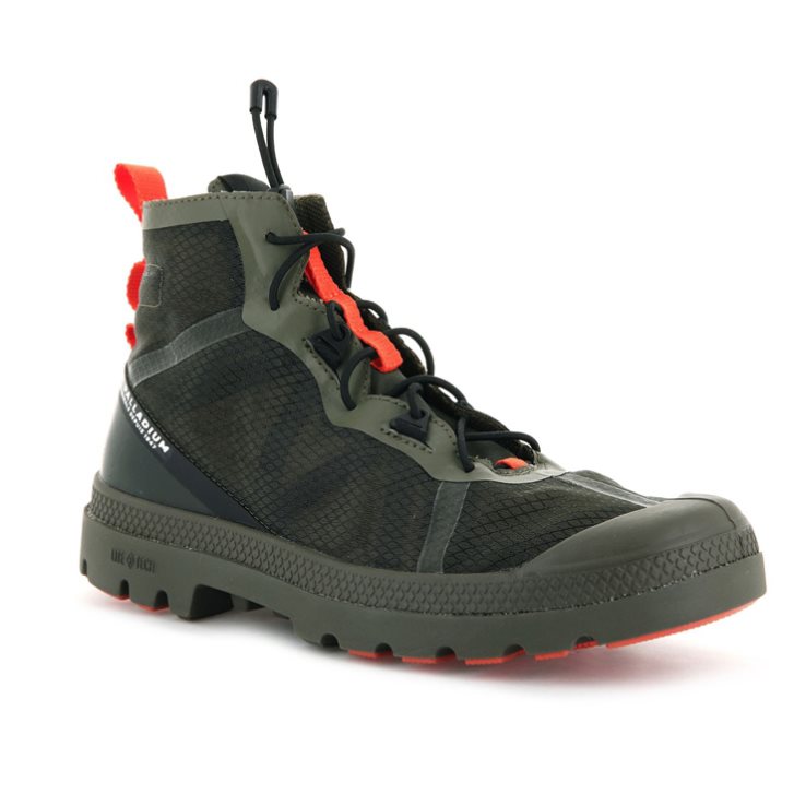 Palladium Travel Lite+ Adventure High Tops Sneakers ανδρικα Ελιά | QAUO40728