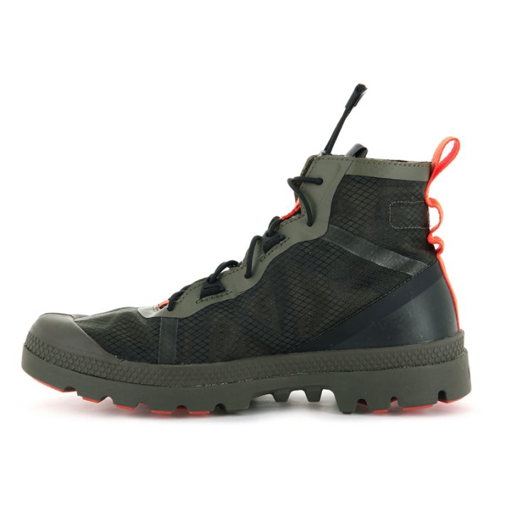 Palladium Travel Lite+ Adventure High Tops Sneakers ανδρικα Ελιά | QAUO40728