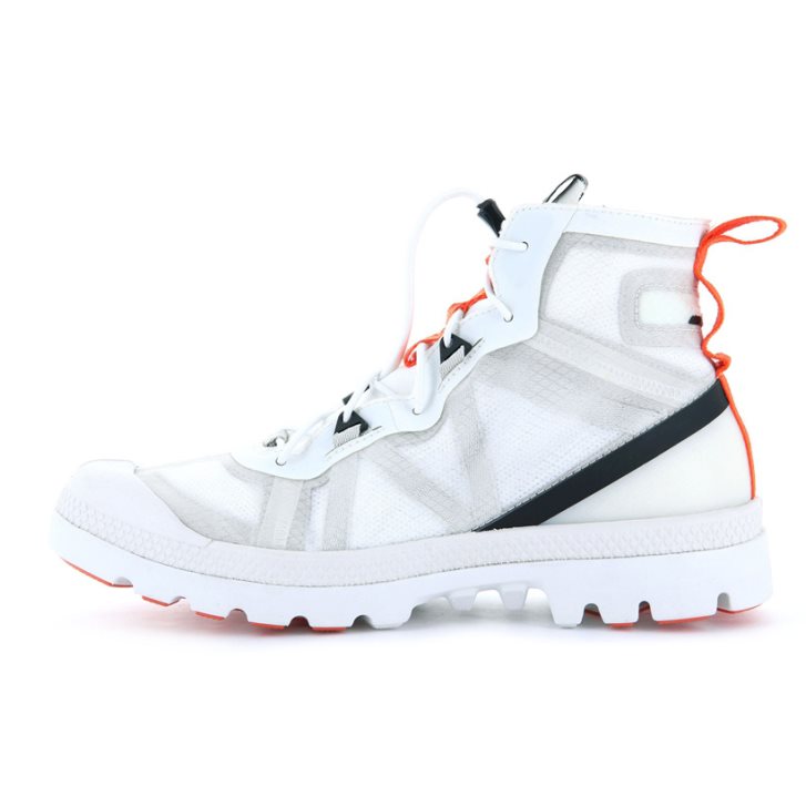Palladium Travel Lite+ Adventure High Tops Sneakers ανδρικα ασπρα | ZXAE84931