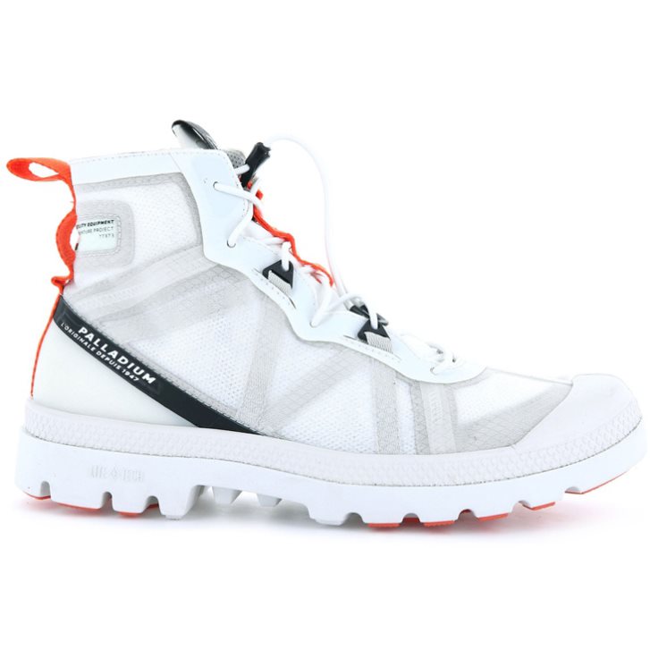 Palladium Travel Lite+ Adventure High Tops Sneakers ανδρικα ασπρα | ZXAE84931