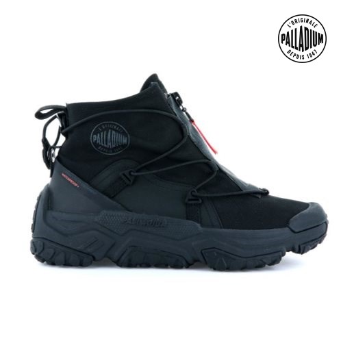 Palladium Off-grid Hi Zip αδιαβροχα + Sneakers ανδρικα μαυρα | GDFZ56923