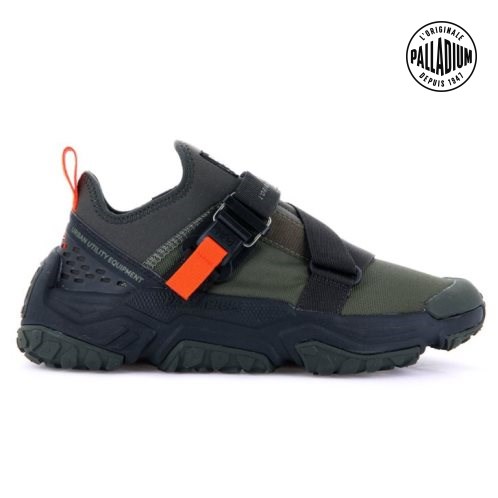 Palladium Off-grid LO Utility Sneakers γυναικεια Ελιά | AIGF15748