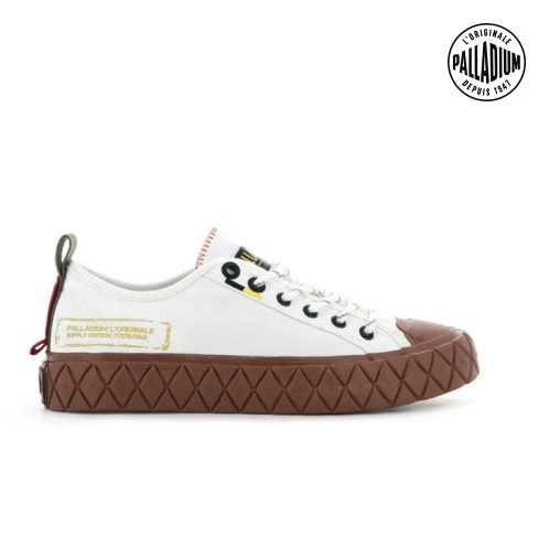 Palladium Palla Ace Supply LO Low Tops Sneakers ανδρικα ασπρα | OJVC34091