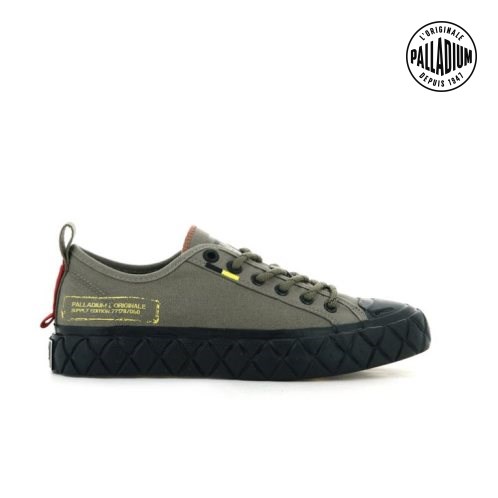 Palladium Palla Ace Supply LO Low Tops Sneakers γυναικεια Ελιά | TENU01725