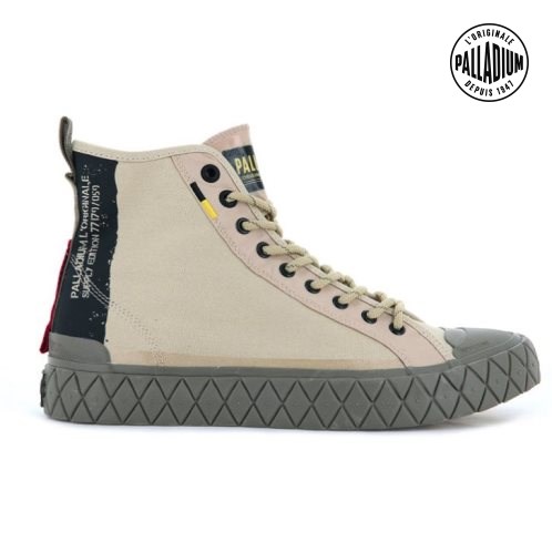 Palladium Palla Ace Supply Mid High Tops Sneakers γυναικεια Χακί | QDPK31492