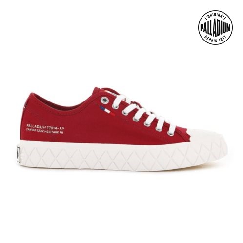 Palladium Palla Ace καμβα Low Tops Sneakers γυναικεια κοκκινα | KPCA96253
