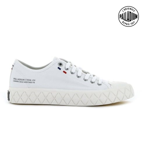 Palladium Palla Ace καμβα Low Tops Sneakers ανδρικα ασπρα | YMVX95813
