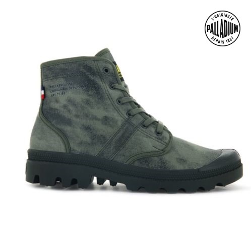 Palladium Pallabrousse Legion WAX Boots ανδρικα Ελιά | YNSL42105