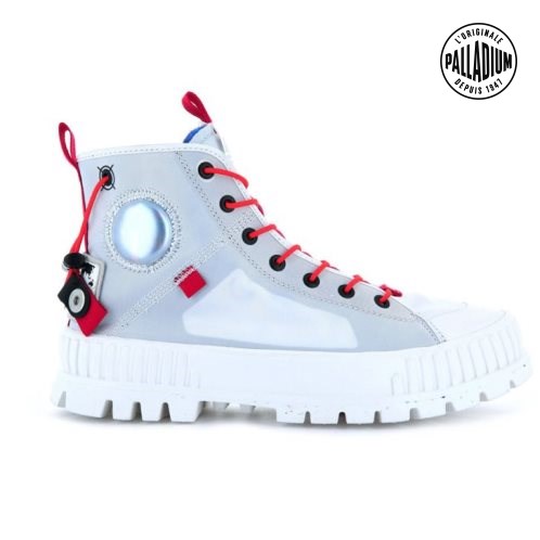 Palladium Pallashock Mid Ticket To Earth Boots ανδρικα ανοιχτο μπλε | EKMR69710