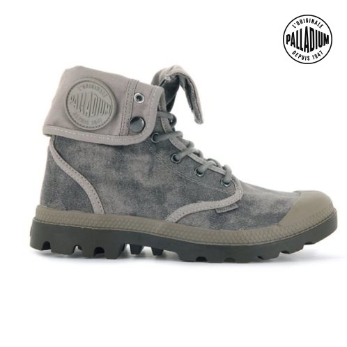Palladium Pampa Baggy WAX Boots ανδρικα γκρι | SCIN45869