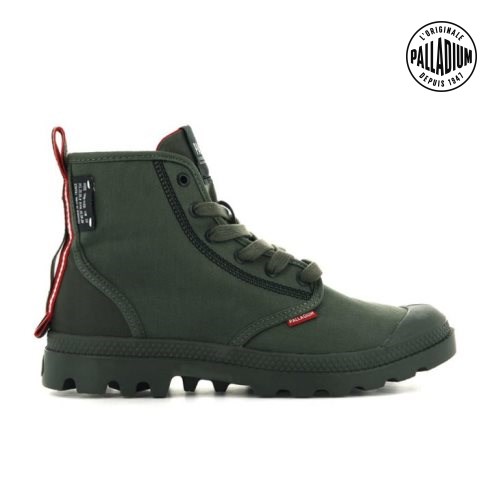 Palladium Pampa Dare 2 Survive Boots ανδρικα Ελιά | AQDG13657