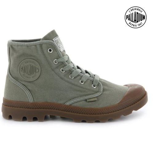 Palladium Pampa Hi Boots ανδρικα Ελιά | SWXC83105