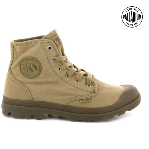 Palladium Pampa Hi Boots ανδρικα Ελιά | YVKA97860