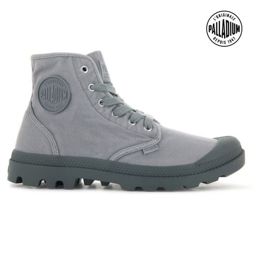 Palladium Pampa Hi Boots ανδρικα ανοιχτο γκρι | BSUA03582