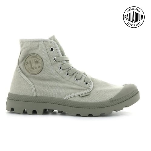 Palladium Pampa Hi Boots ανδρικα ανοιχτο γκρι | TBVD83692
