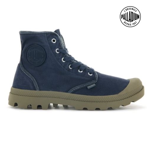 Palladium Pampa Hi Boots ανδρικα σκουρο μπλε | JVGY58419