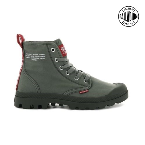Palladium Pampa Hi Dare Boots ανδρικα Ελιά | EQFN74501
