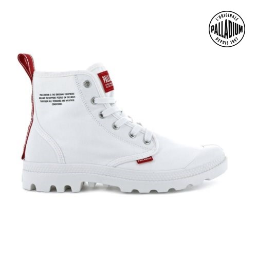 Palladium Pampa Hi Dare Boots ανδρικα ασπρα | QFTE90283