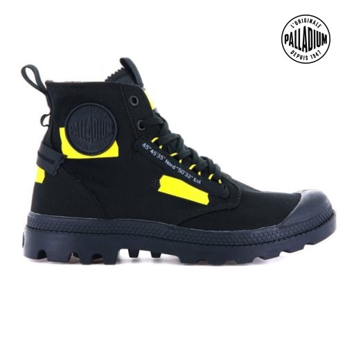 Palladium Pampa Hi Re-craft Boots ανδρικα μαυρα | IPOB85730