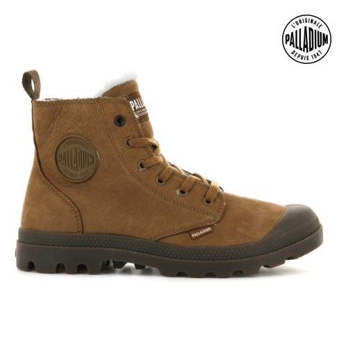 Palladium Pampa Hi Zip WL Boots ανδρικα καφε | EBCY37150