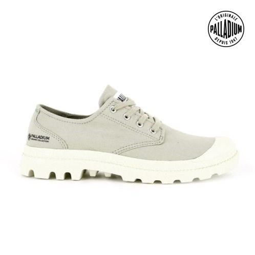 Palladium Pampa OX Organic II Oxfords Shoes ανδρικα ανοιχτο πρασινο | VTZL51279