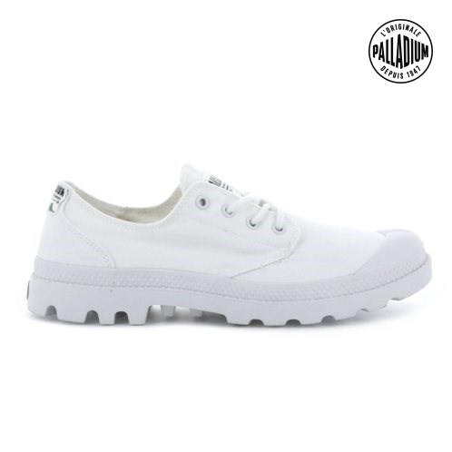 Palladium Pampa OX Organic Oxfords Shoes γυναικεια ασπρα | LVEJ13279