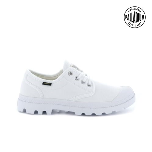 Palladium Pampa OX Originale Oxfords Shoes ανδρικα ασπρα | QHGC86401