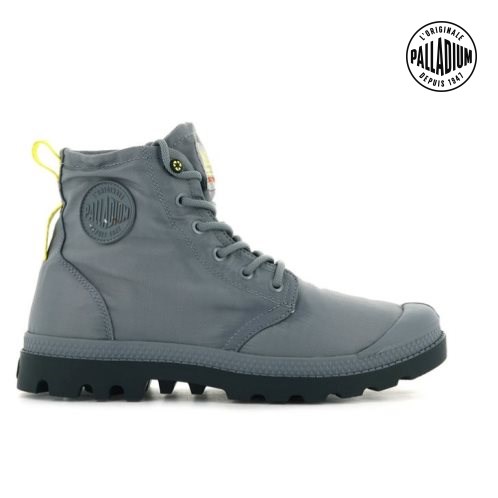 Palladium Pampa Recycle αδιαβροχα+ 2 Boots ανδρικα γκρι | FNTK57206