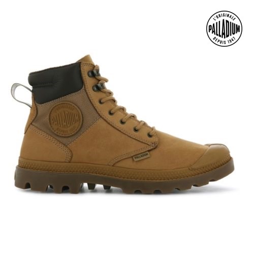 Palladium Pampa Shield WP+ LUX Boots ανδρικα καφε | NRQS26705