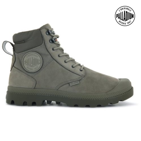 Palladium Pampa Shield WP+ LUX Boots ανδρικα Ελιά | QYJT47658