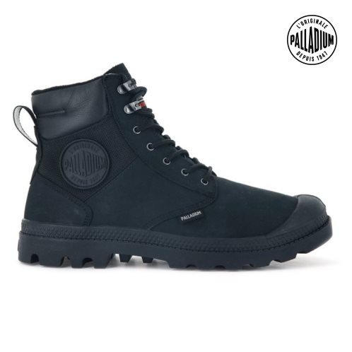 Palladium Pampa Shield WP+ LUX Boots ανδρικα μαυρα | VECZ47320