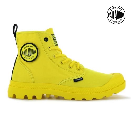 Palladium Pampa Smiley Change Boots ανδρικα κίτρινα | PNVG73208