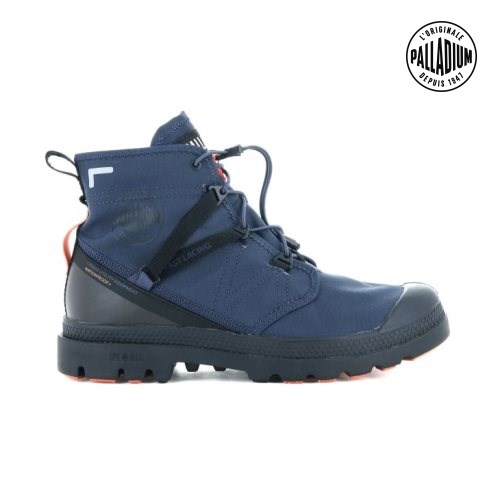 Palladium Pampa Travel Lite+ αδιαβροχα Boots ανδρικα σκουρο μπλε | UZNM63912