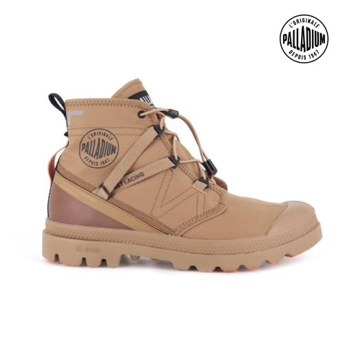 Palladium Pampa Travel Lite+ αδιαβροχα Boots ανδρικα καφε | ZDVJ56307
