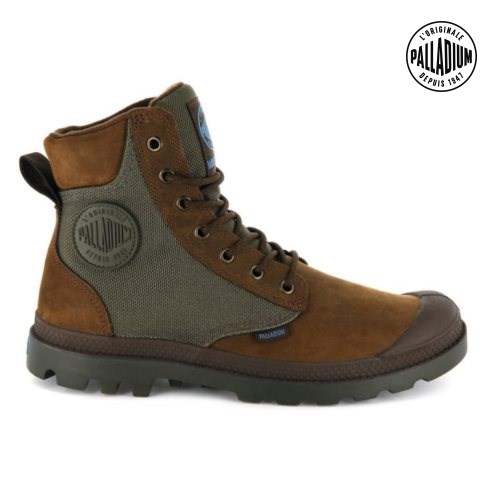 Palladium Pampa Αθλητικά Cuff WPN Boots ανδρικα καφε | HEKN54082
