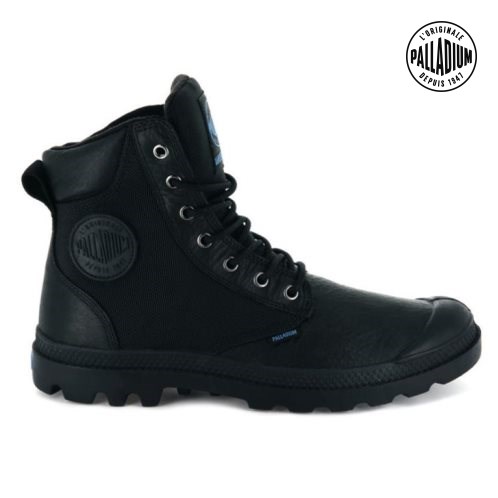 Palladium Pampa Αθλητικά Cuff WPN Boots ανδρικα μαυρα | QXKB75902