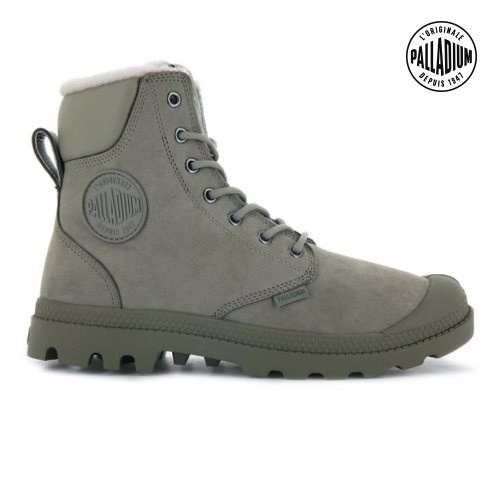 Palladium Pampa Αθλητικά Cuff WPS Boots ανδρικα Ελιά | HTRK01568